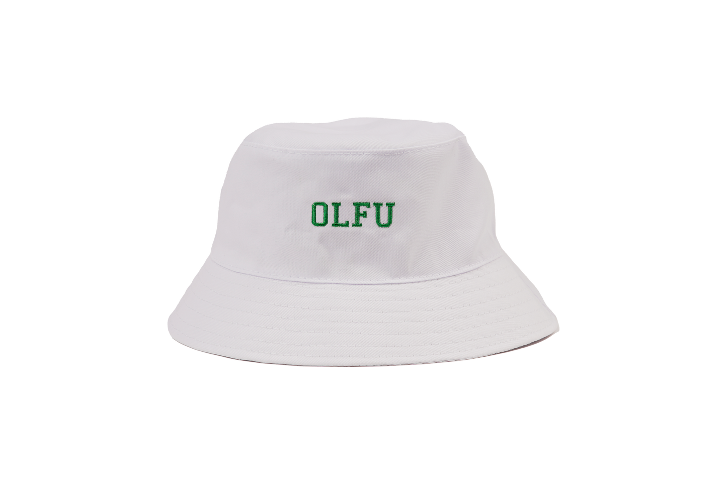 White OLFU Bucket Hat