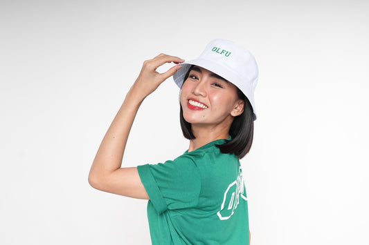White OLFU Bucket Hat