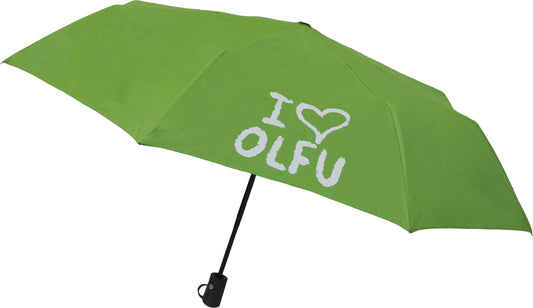 I Heart OLFU Folding Umbrella